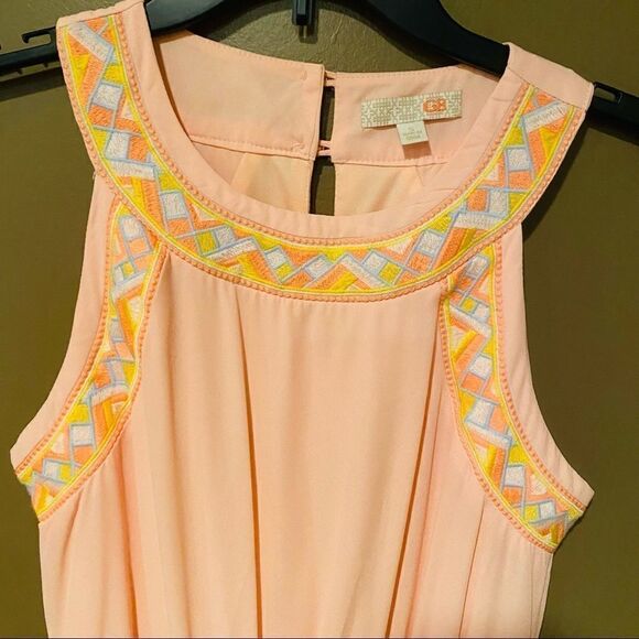 Gianni Bini Maxi Dress Size Small Embroidered - Picture 2 of 12